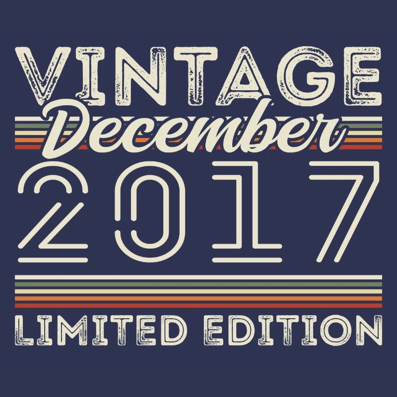 Vintage Décembre 2017 - 8e Anniversaire Décember