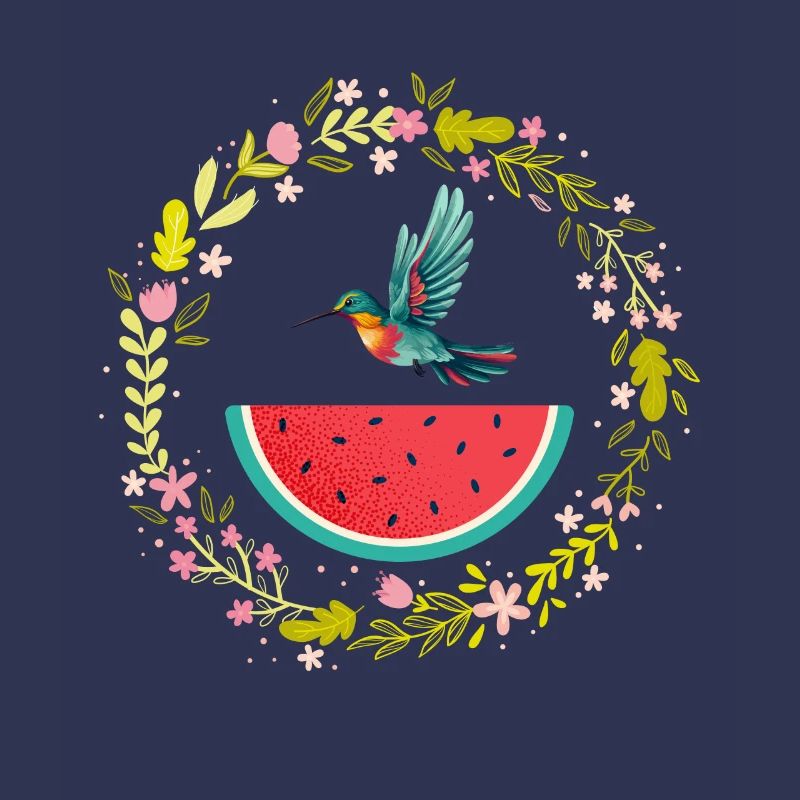 Melon pastèque Fruit d’été Cadeau végétalien