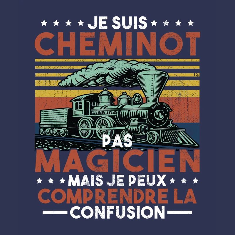 Cheminot Conducteur De Train Chemin De Fer