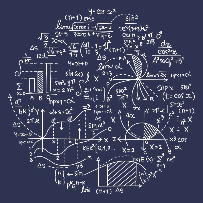 Mathématicien drôle de formule mathématique