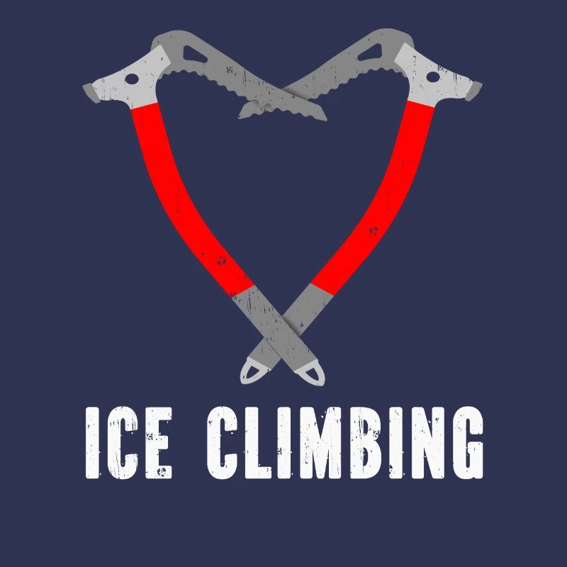 Ich Liebe Eisklettern Eiskletterer Eispickel