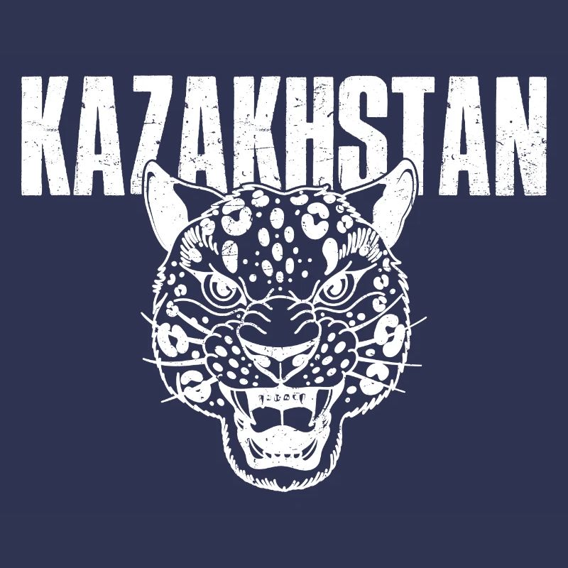 Kasachstan Scheeleopard Kasach Kasachisch