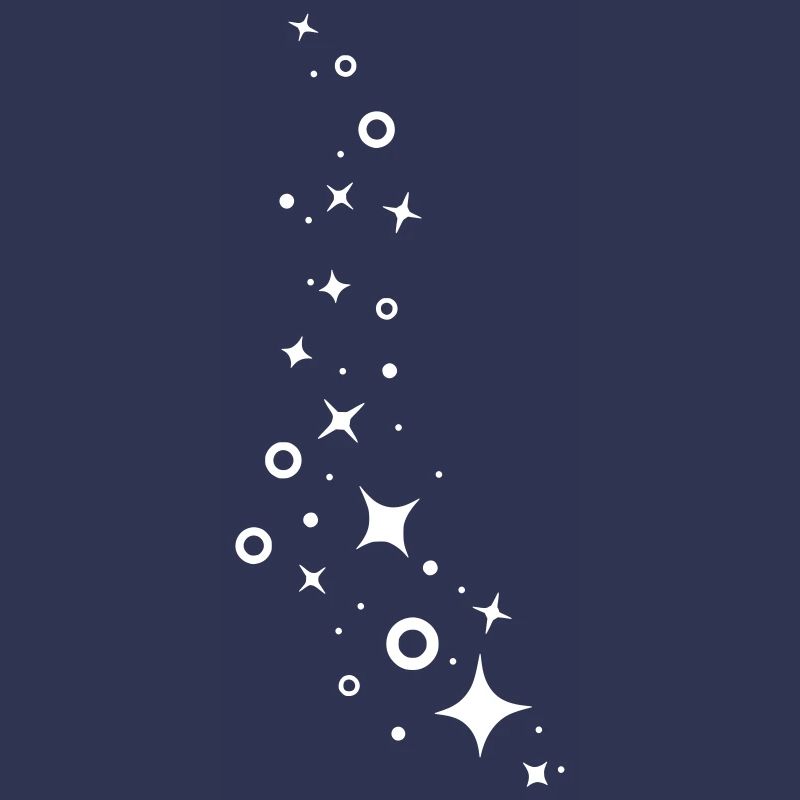 Glitzer Sterne Glitter Wolke Sternchen Dekor