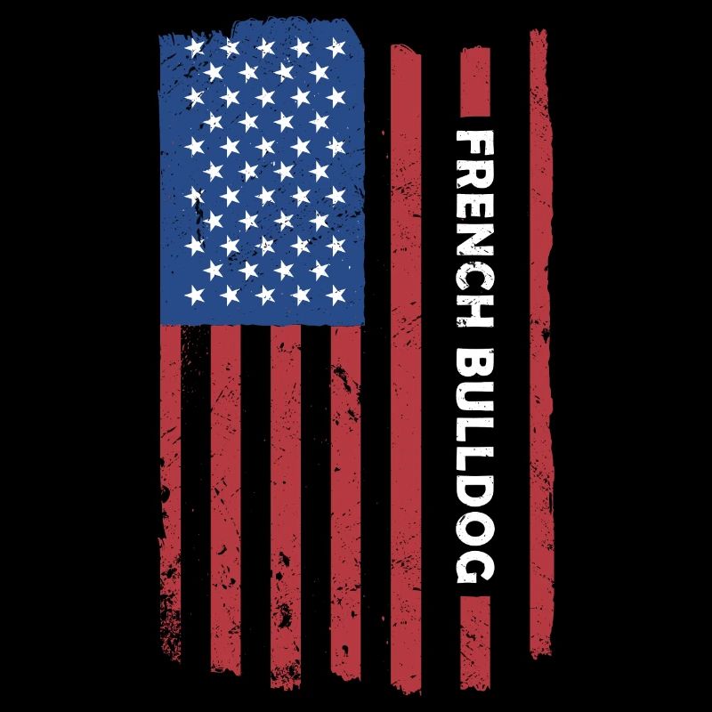 Drapeau du bouledogue français