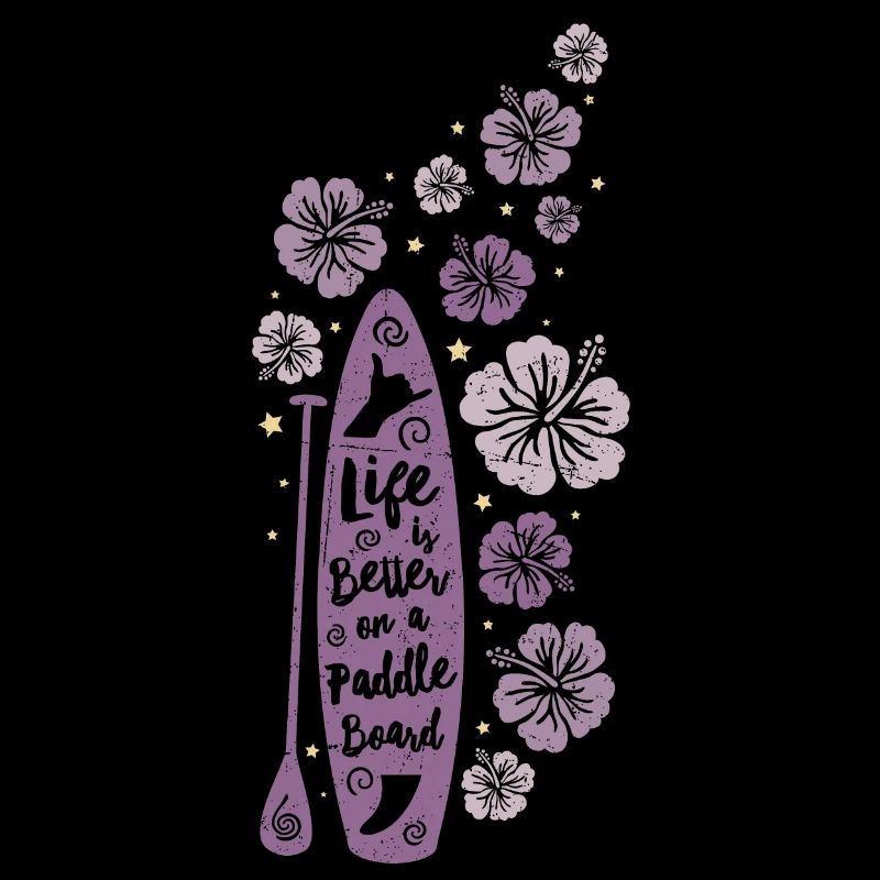 Life is Better on a Paddle Board -pink
