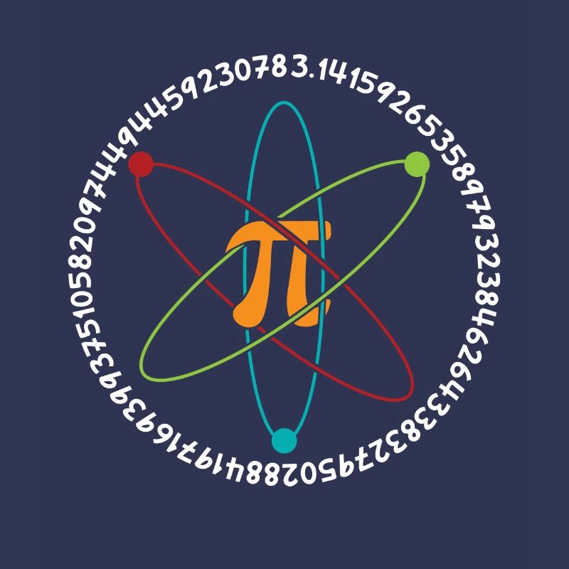 Pi Orbit Nucleus Math Holiday Mathematics Pi Day