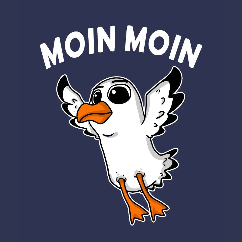 Moin Moin Baby Möwe