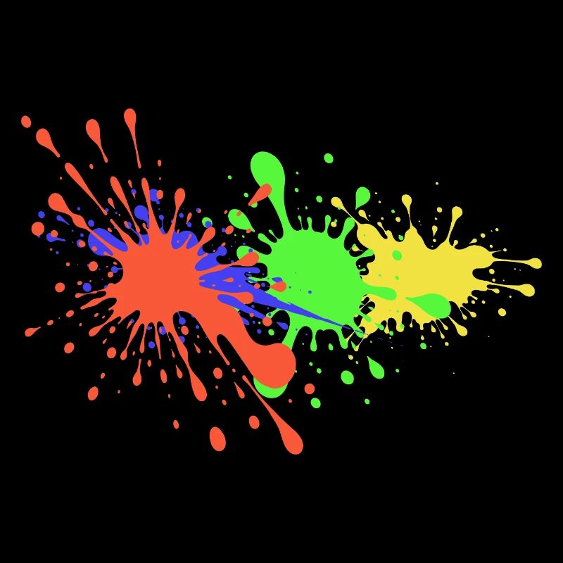 Éclaboussures d’artistes de la conception de couleurs