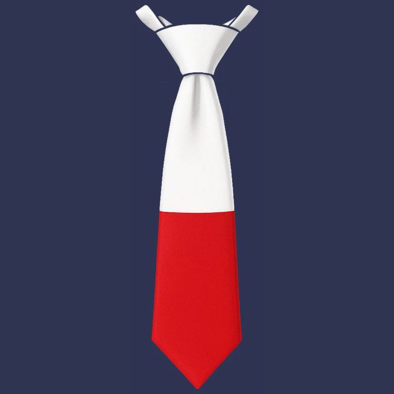 Cravate Pologne – Conception du drapeau