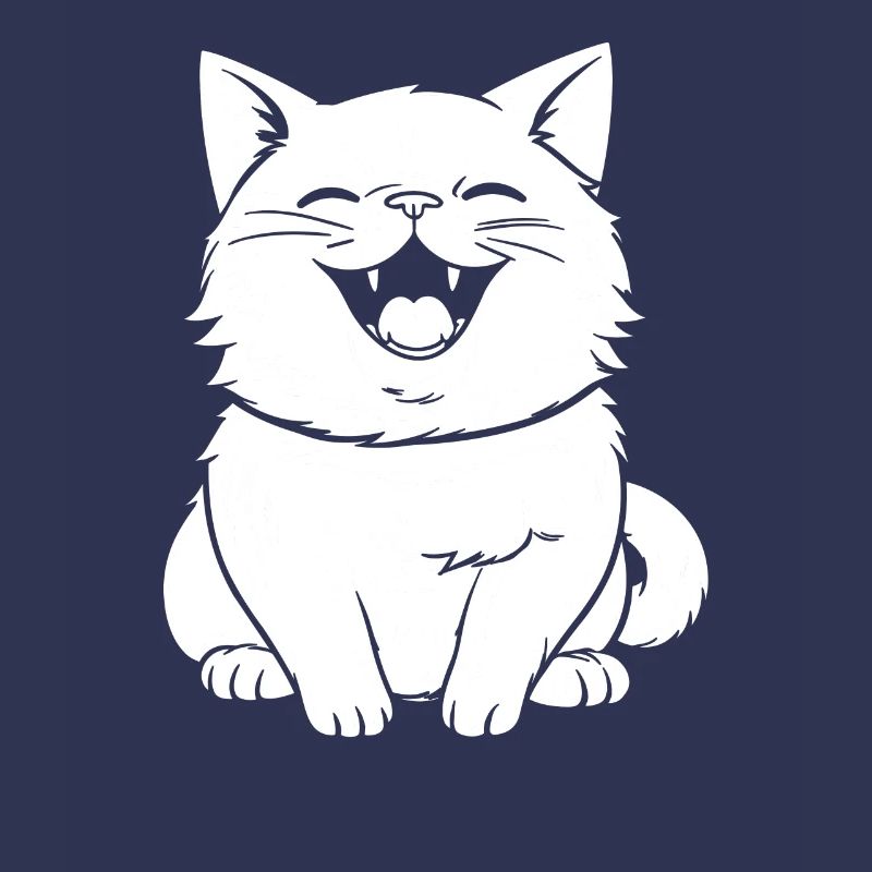 Chat souriant