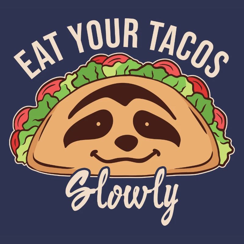 Funny Taco Sloth