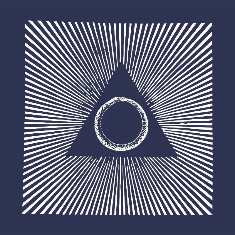 Conception graphique psychédélique occulte