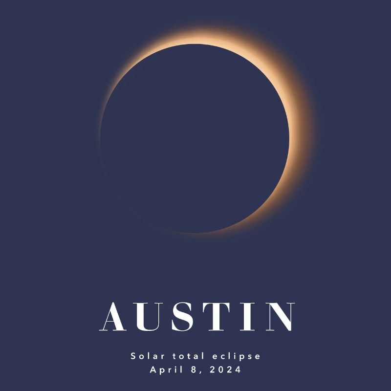 AUSTIN TOTAL SOLAR ECLIPSE 2024