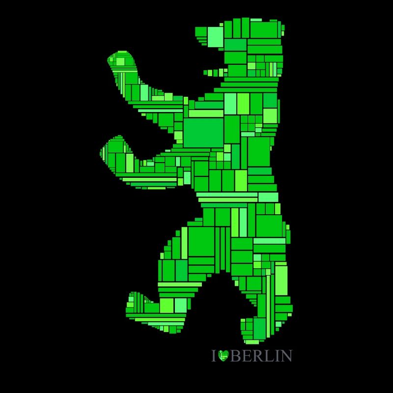 I Love Berlin - Berliner Bär Design - Pop Art