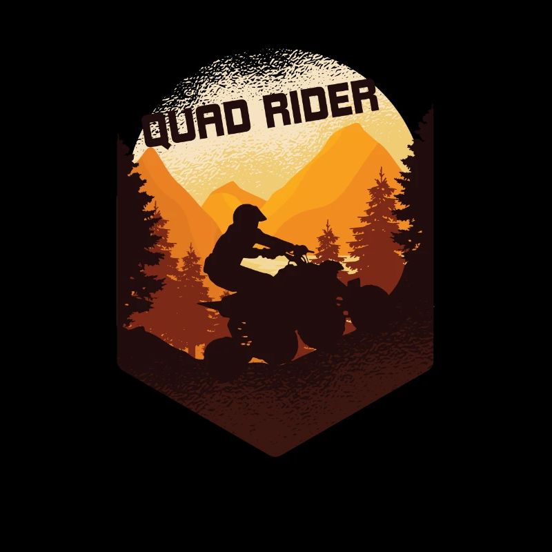 Quad dans la belle nature