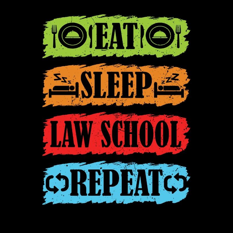 Eating, sleeping, law studies, repeating lawyer