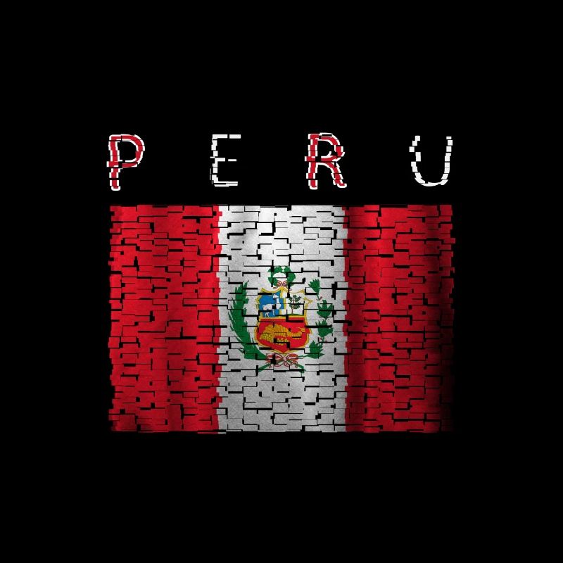 Peru Lima South America Flag