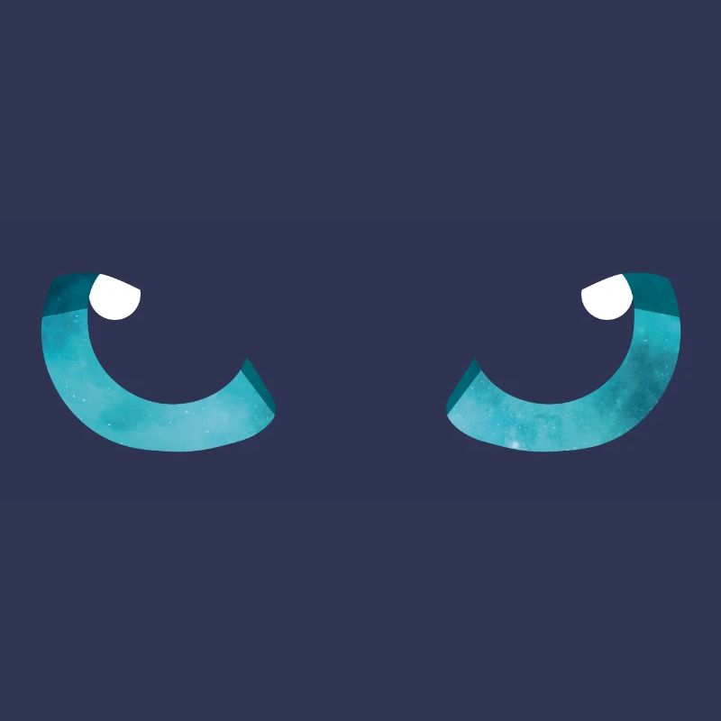 Yeux de chat Bleu