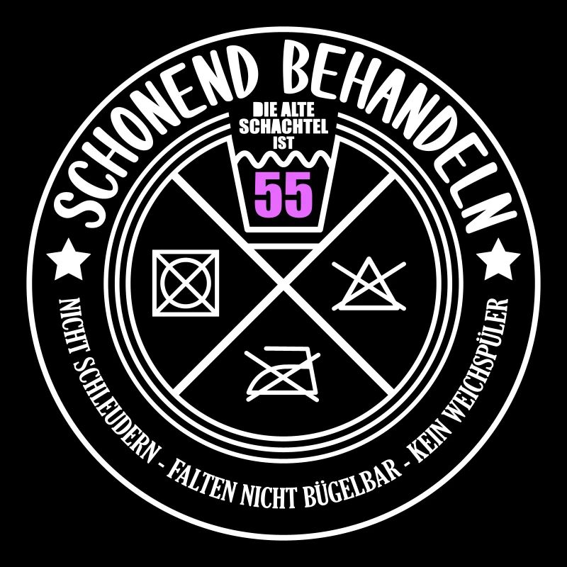 Schonend behandeln Schachtel 55 | Farben änderbar
