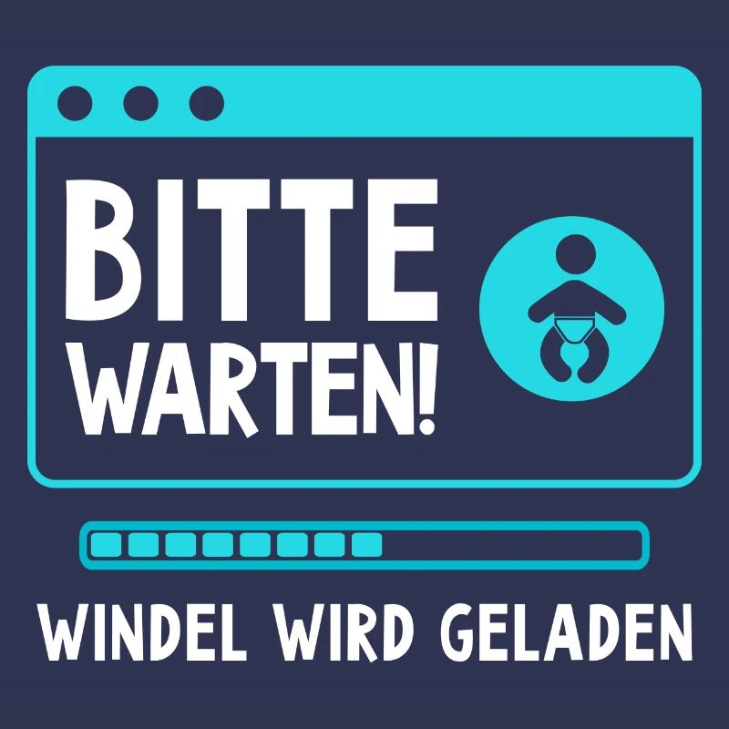 Bitte warten! Windel wird geladen