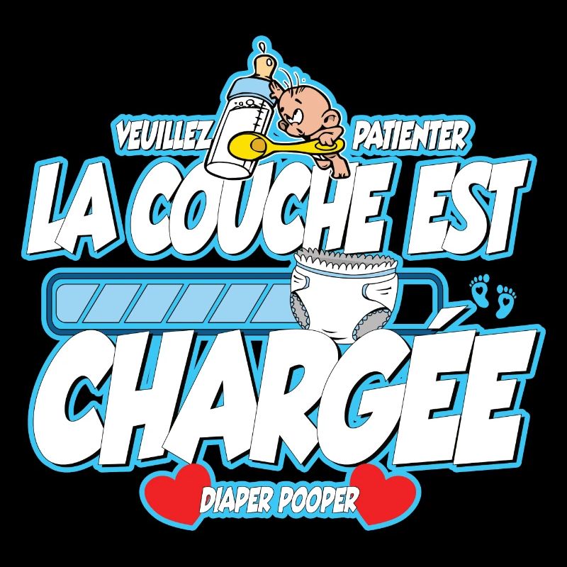 Windelpooper Windel wird beladen Junge Geschenk