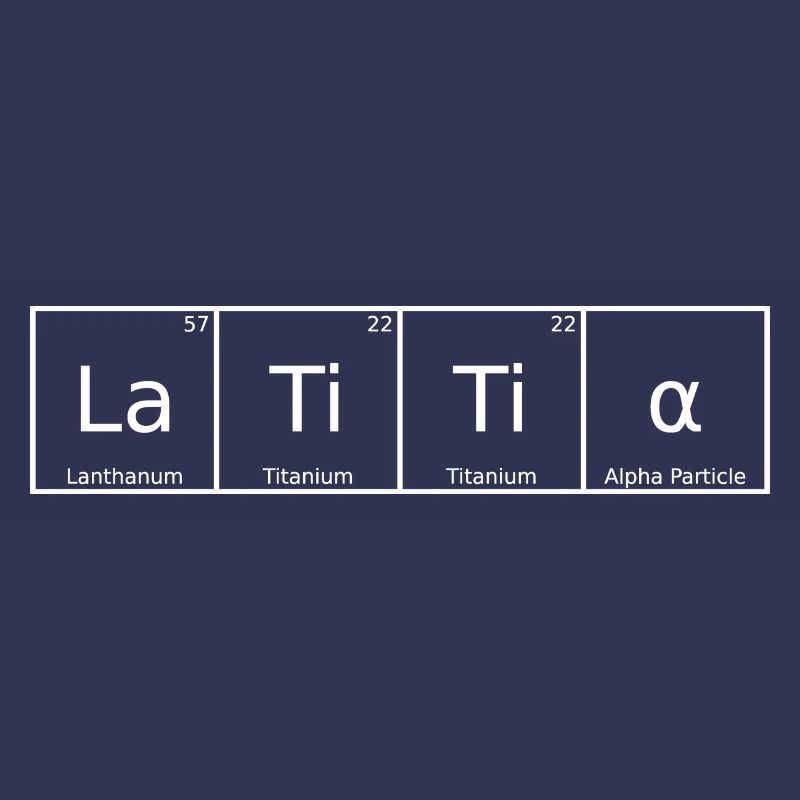 Latitia Name First Name Chemistry Periodic Table Element