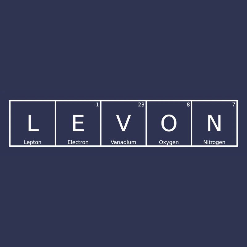 Levon Nom Prénom Chimie Tableau périodique Éléments