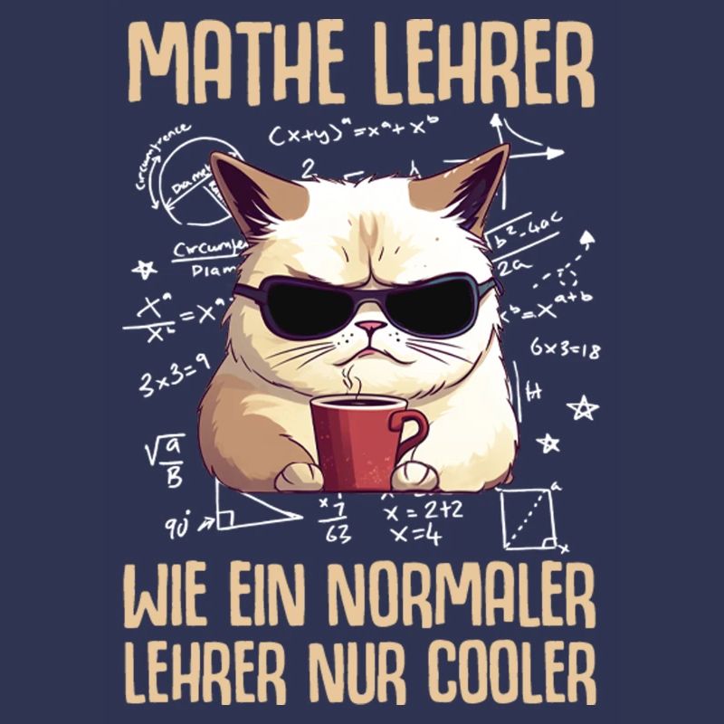 Professeur de mathématiques comme un professeur normal seulement