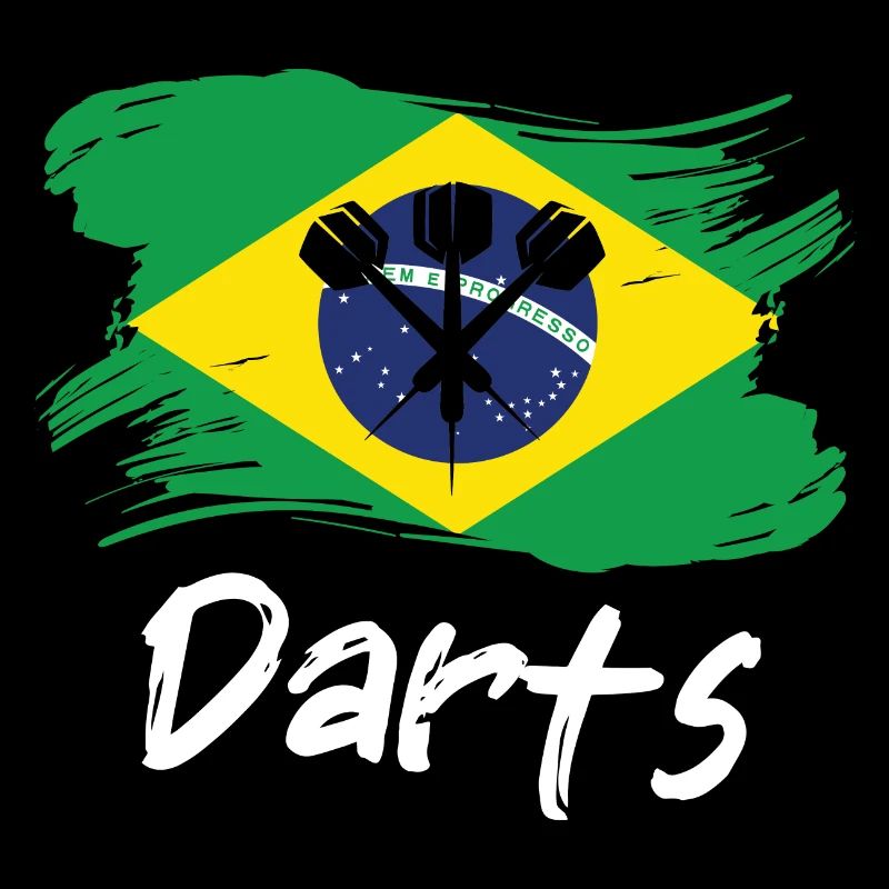 Brasielien Dart Player Design / Jeu de fléchettes