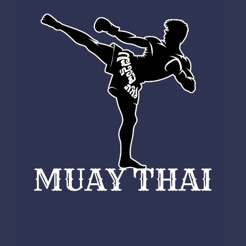 Conception de combattant Muay Thai