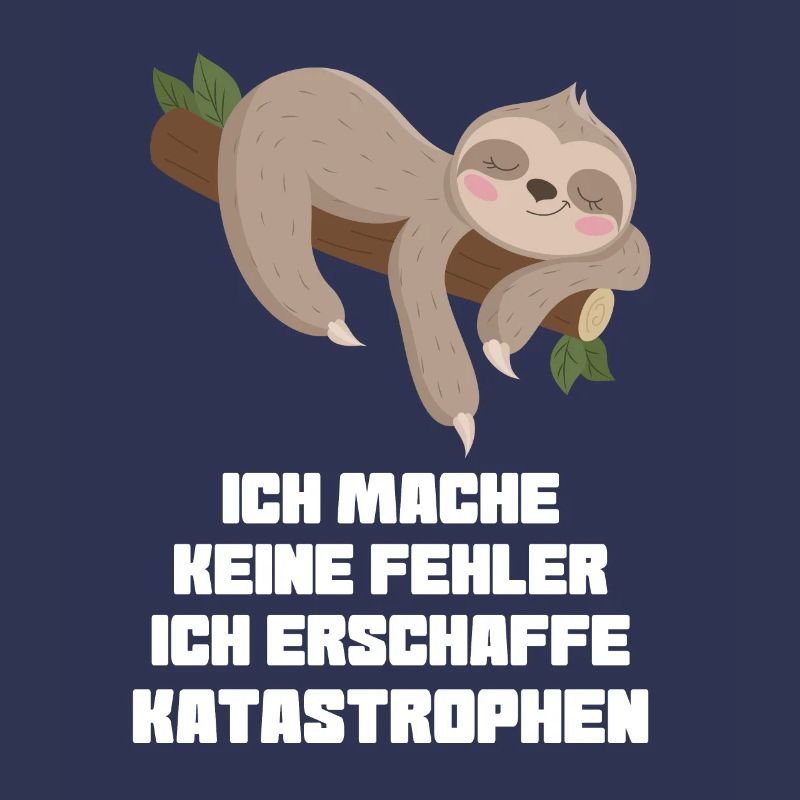 Faultier Sarkasmus Schwarzer Humor Geschenk