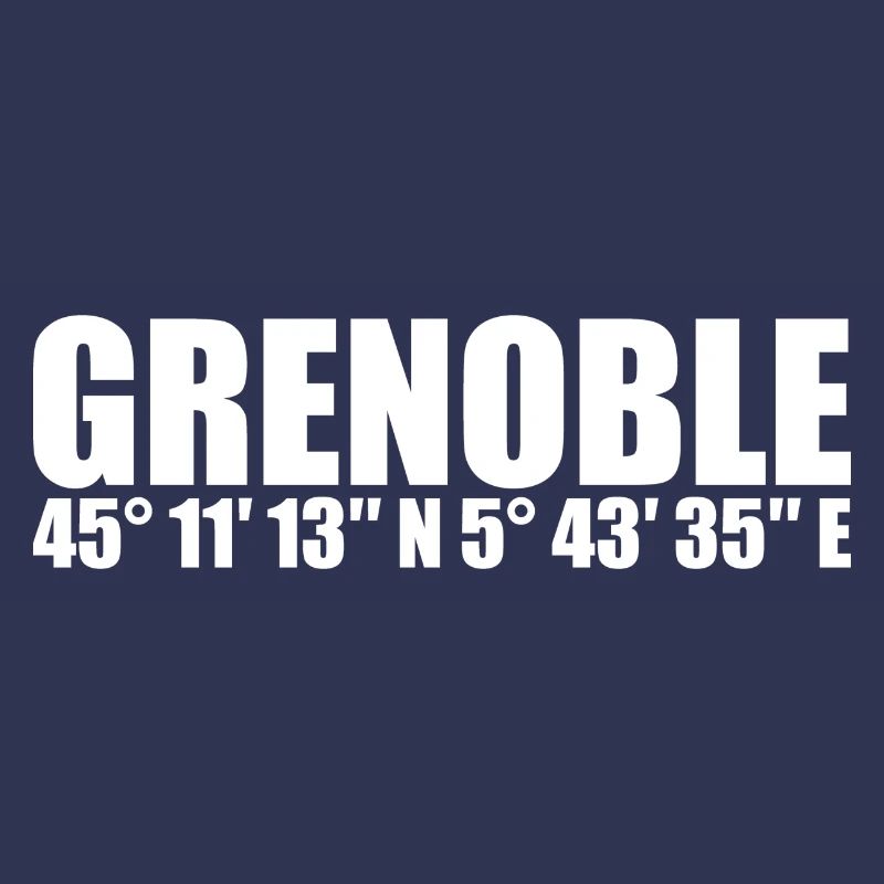 Coordonnées de Grenoble