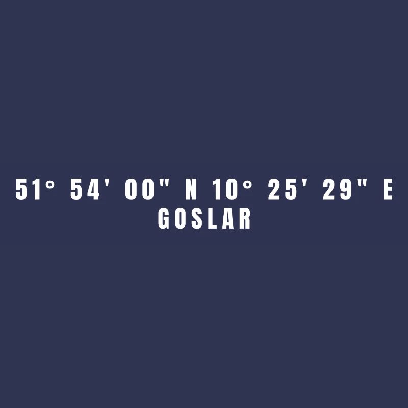 Goslar Lower Saxony Coordinates