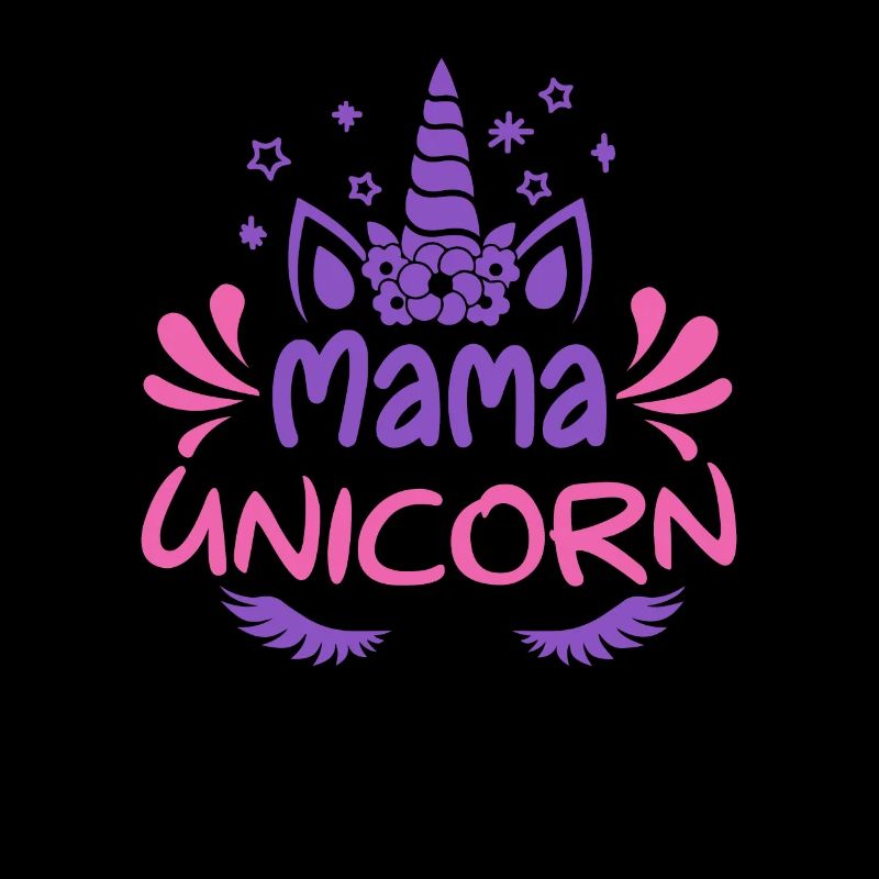 Mama Einhorn Licorne