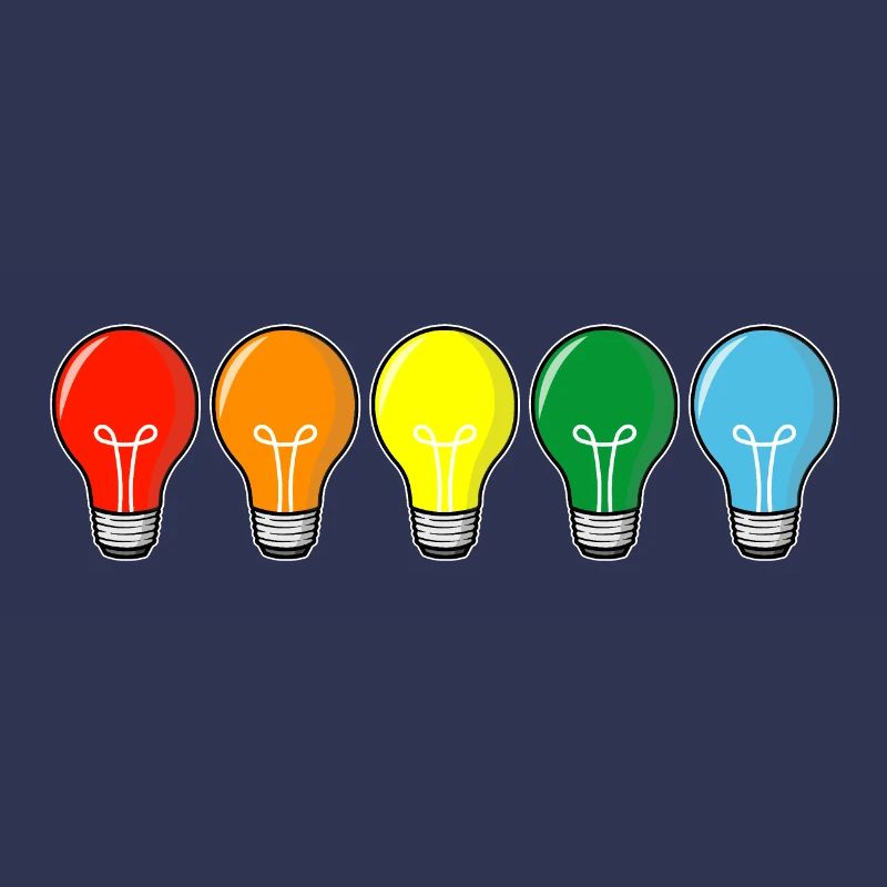 colored light bulbs