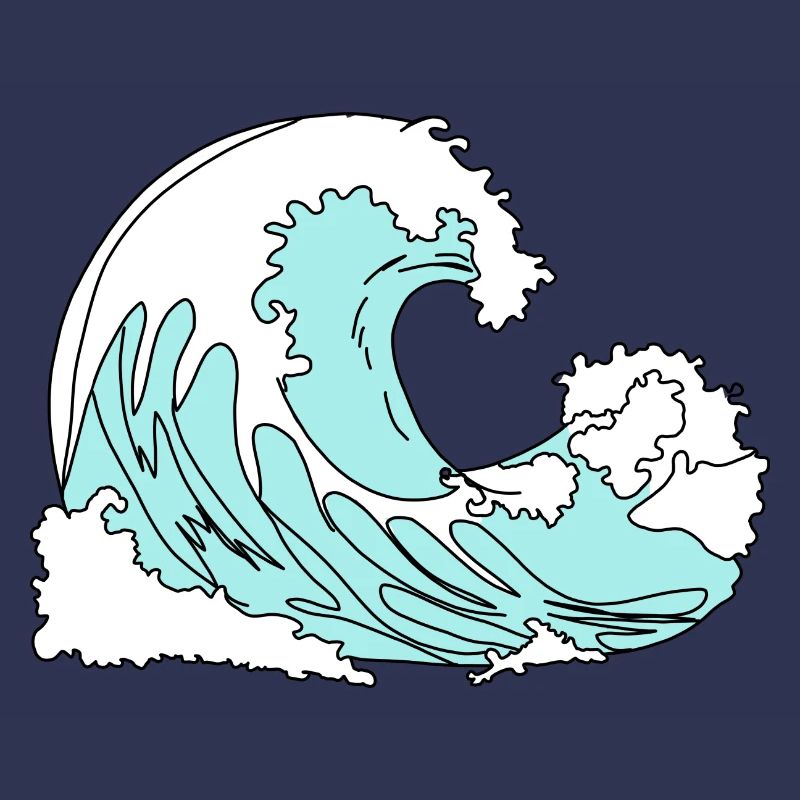 Wave Retro Comic Style