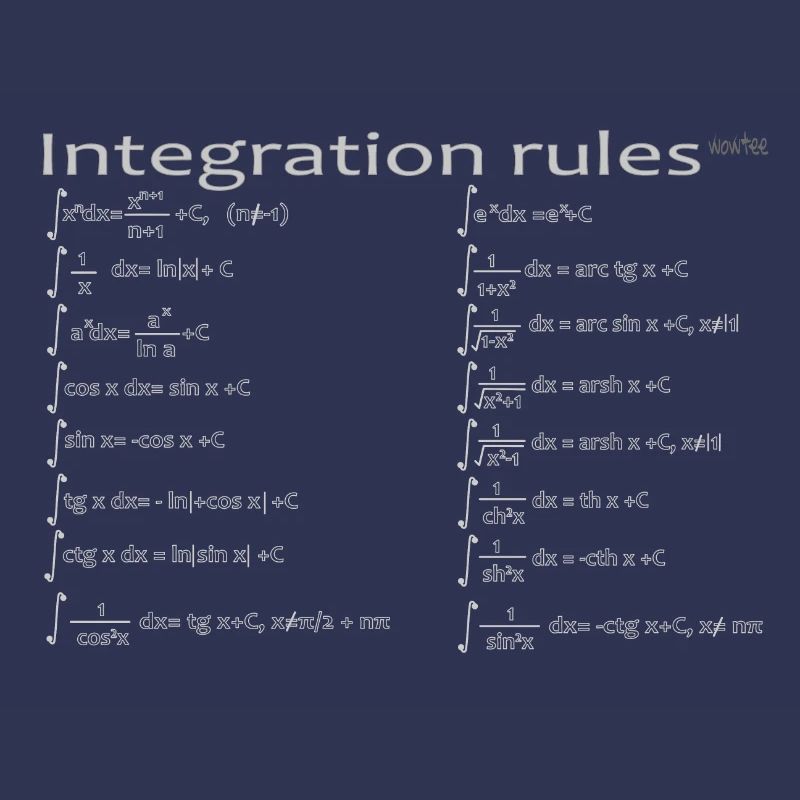 Integration rules