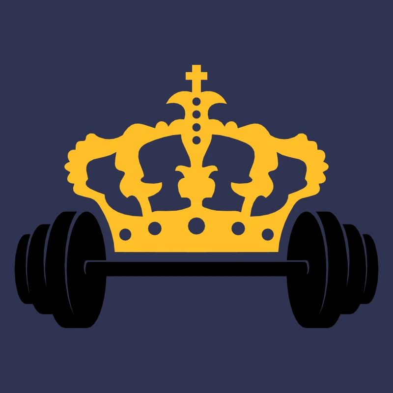 Krone Hantel Logo Design