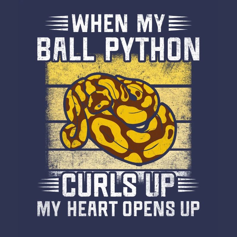 I Love My Banana Ball Python Schlange Königspython
