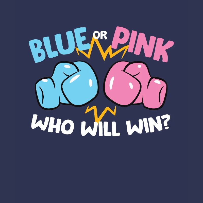 Blau oder Rosa Wer wird gewinnen Lustige