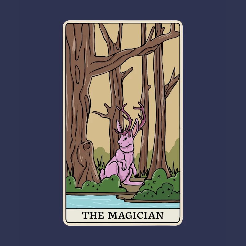 Mythical Creatures Cryptid Tarot Design for