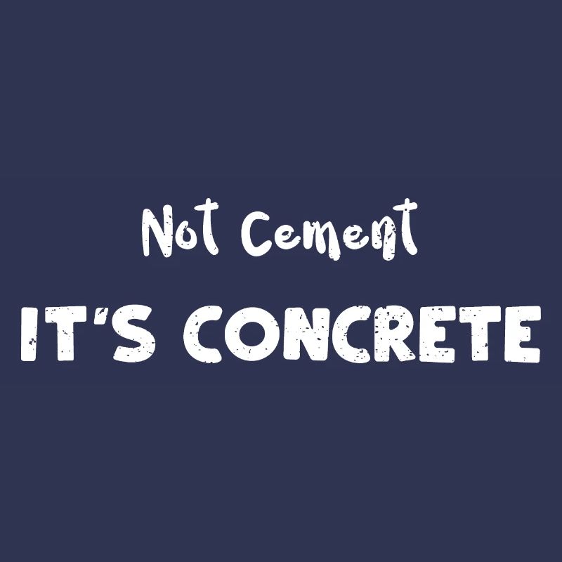 Pas de ciment, c’est du béton