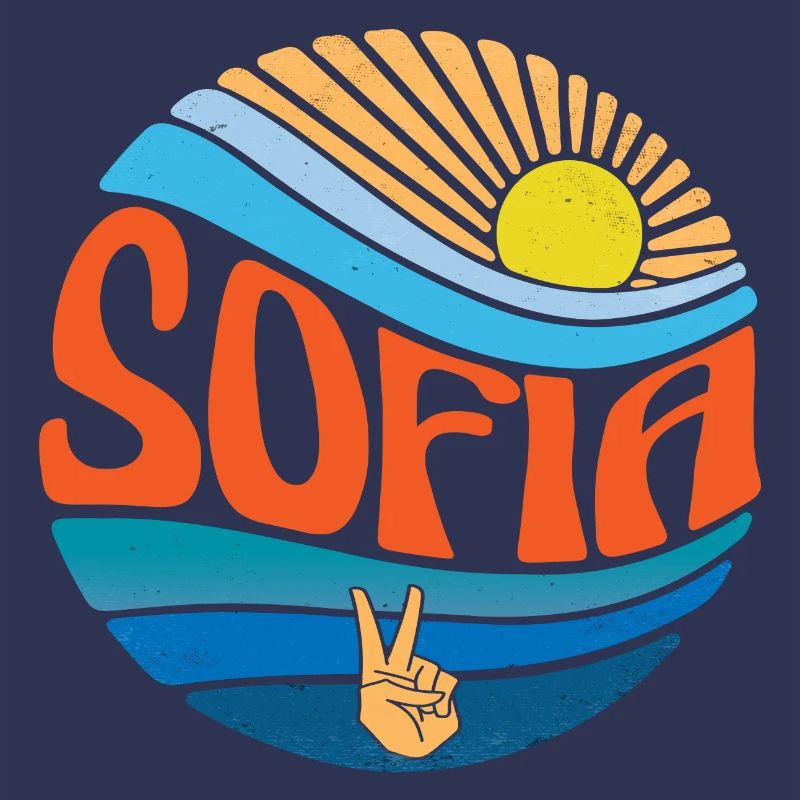 Chemise Sofia Vintage Sunset Sofia Groovy Tie Dye