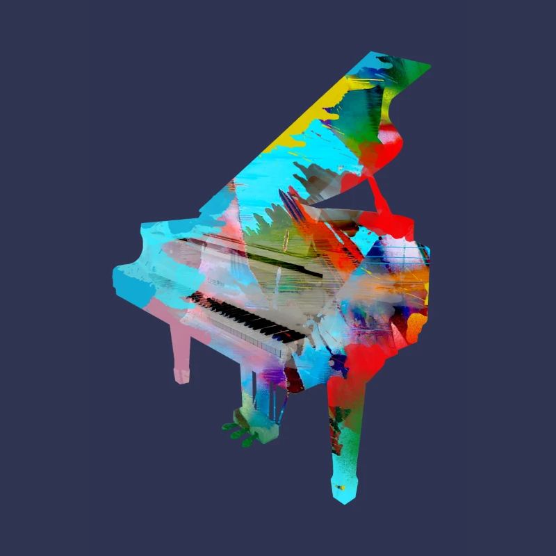 Piano,Graffiti,Peinture,Piano à queue