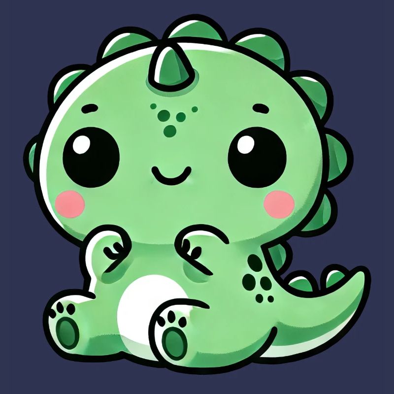 Süßer Dino T-Rex Chibi