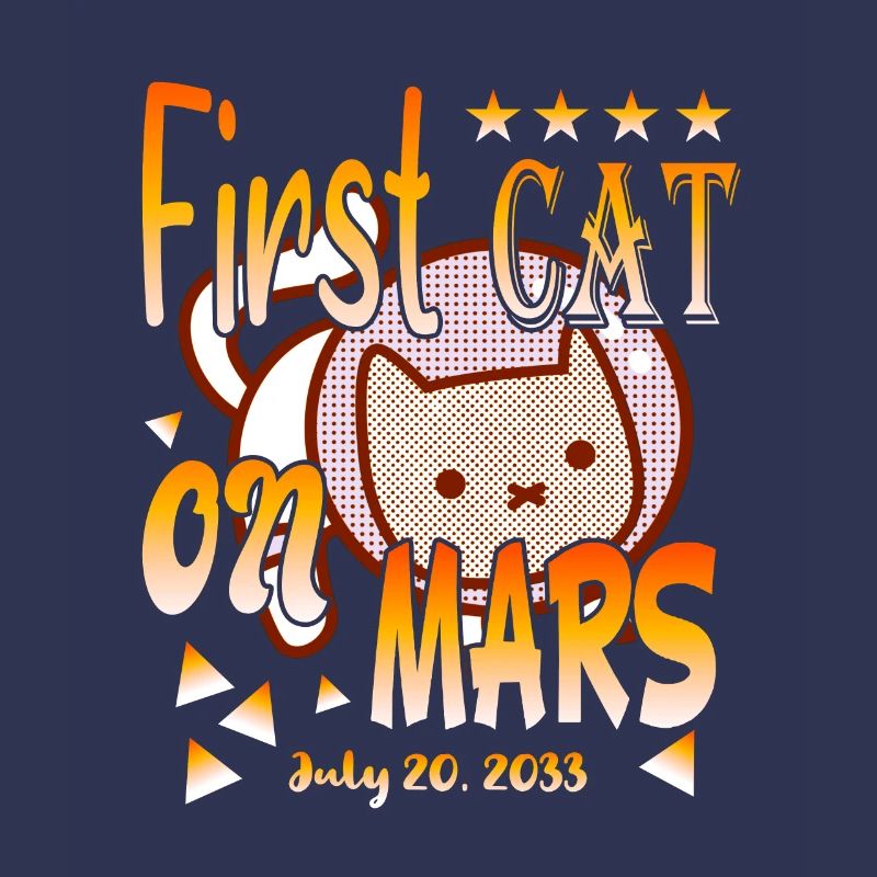 First Cat on Mars