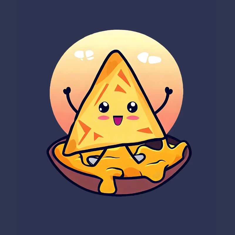 Chips de nacho dans un bain de fromage crémeux