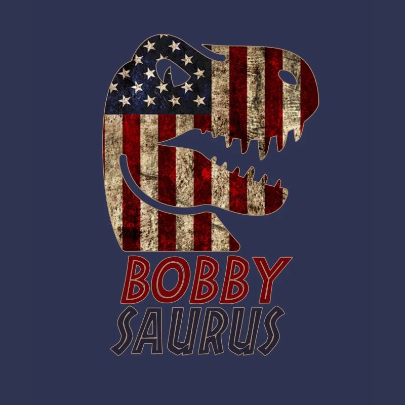 Patriotic Bobby Dinosaur Bobbysaurus