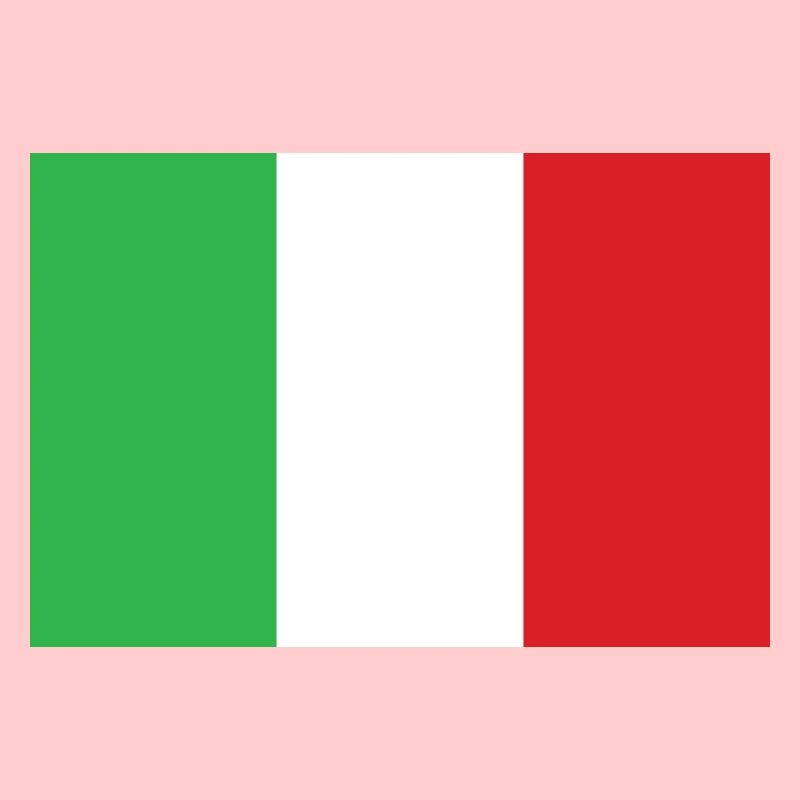 Drapeau de l’Italie Conception verticale