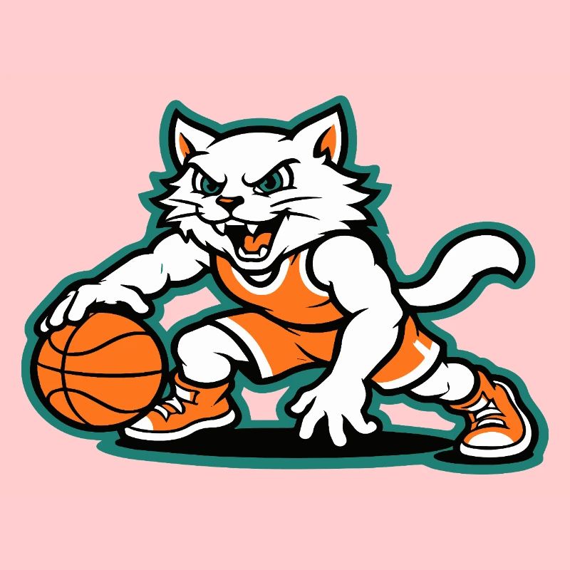 Basketball Cat Dunk